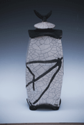 Raku Jar with Lid